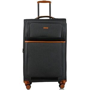 CHAMPS Classic II Collection 1-piece Softside Luggage suitcase 24”Grey GREY